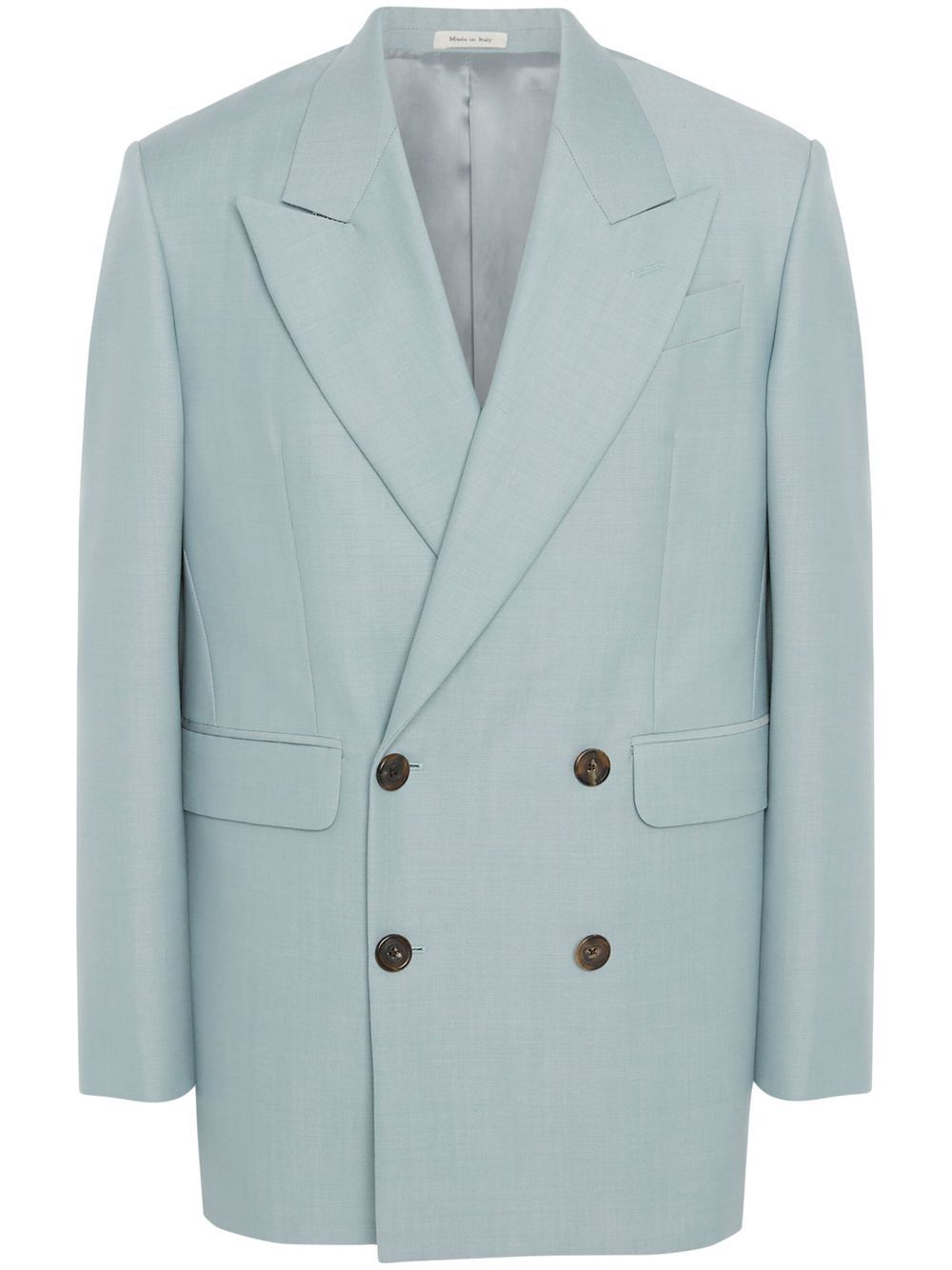 Double-breasted tailored jacket - Blue