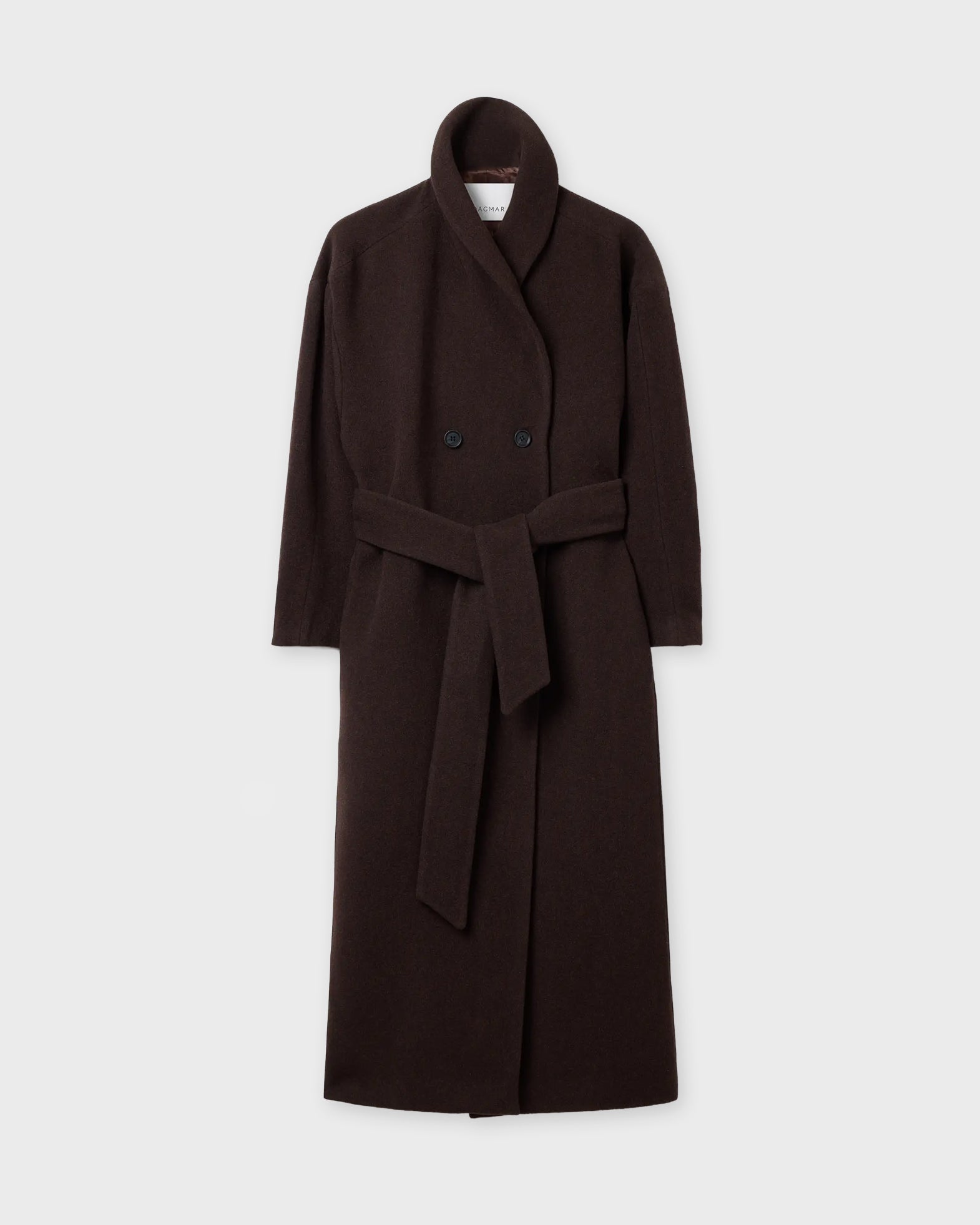Dagmar Coat relaxed wool Chocolate