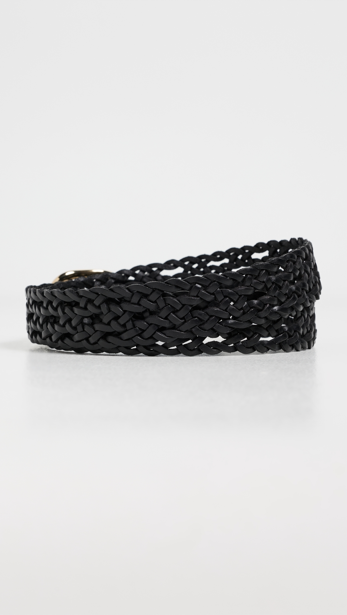 Open-Weave Wide Belt True Black XXL