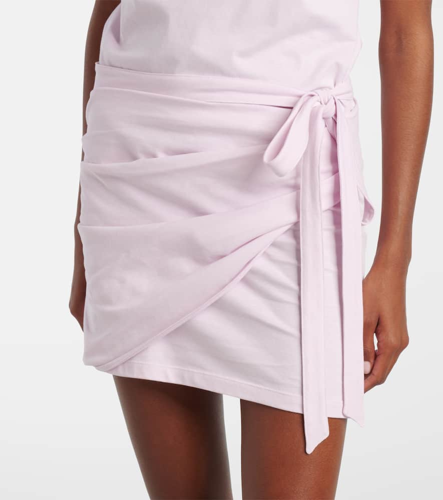 Marielle cotton jersey minidress