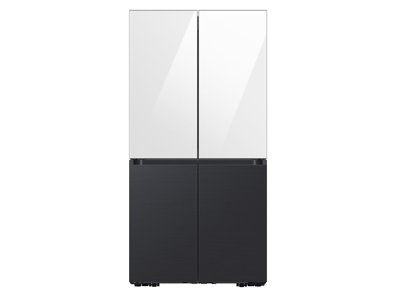 Bespoke 4-Door Flex™ Refrigerator Panel in White Glass - Top Panel(RA-F18DUU12/AA)