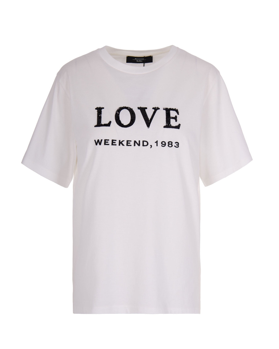 White Graphic Crew Neck T-Shirt