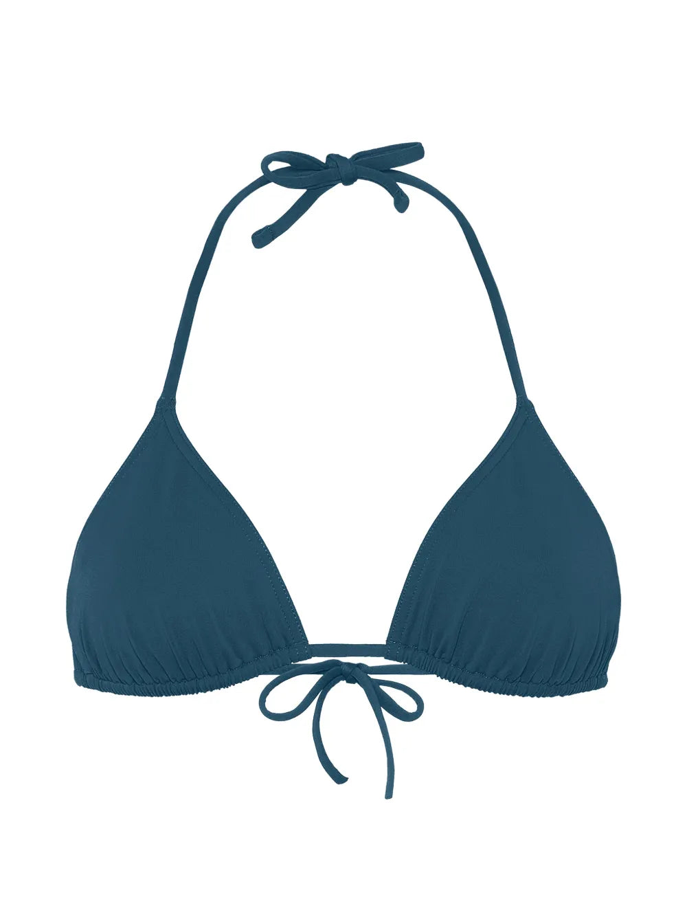 Mouna Bikini Top — Teal