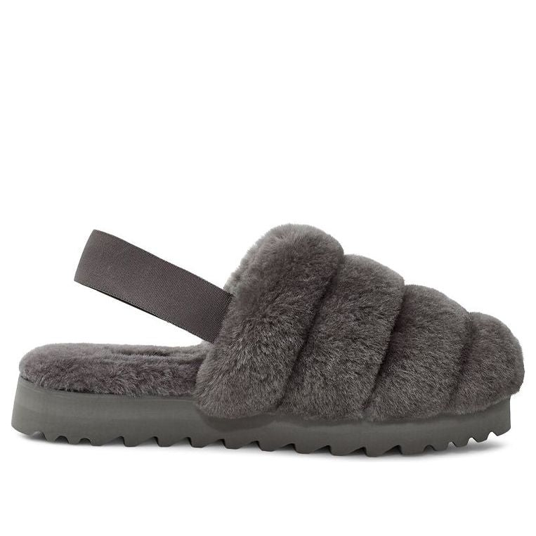 (WMNS) Super Fluff Slipper 'Charcoal'