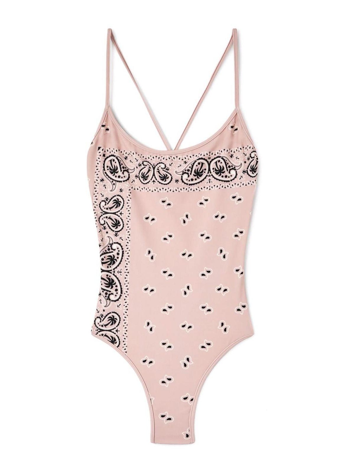 Paisley-print swimsuit - Pink