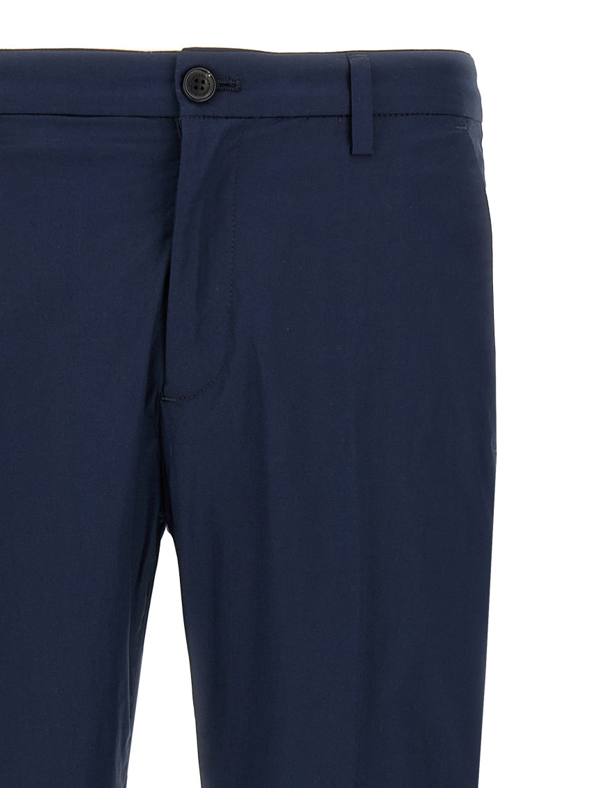Mid-rise slim-fit trousers