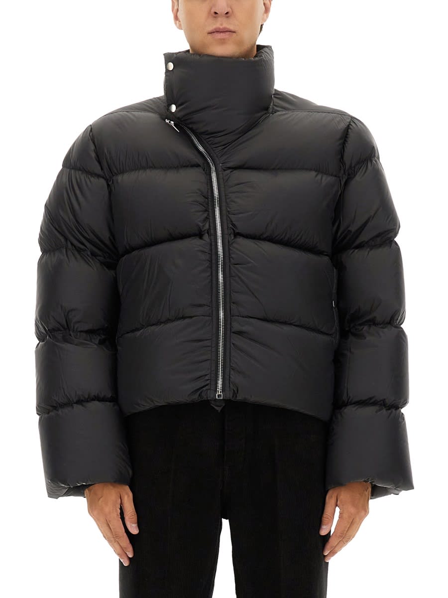 Quilted High-neck Jacket