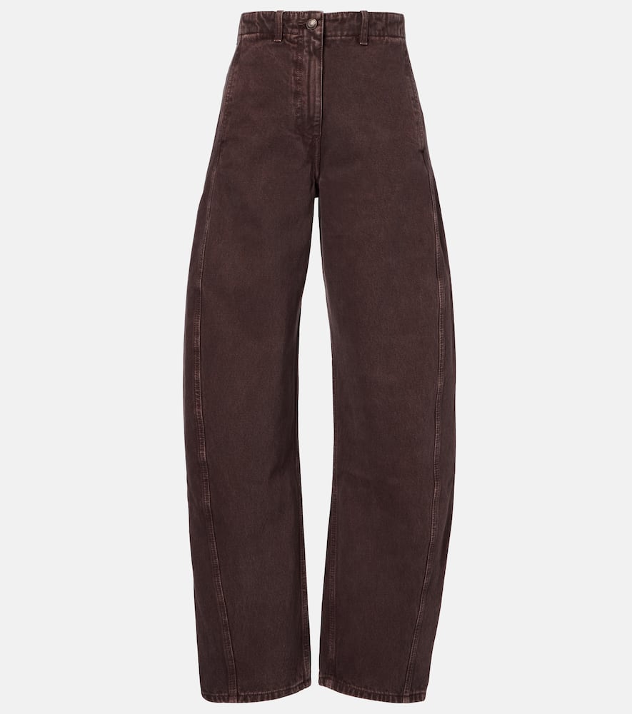 High-rise balloon jeans
