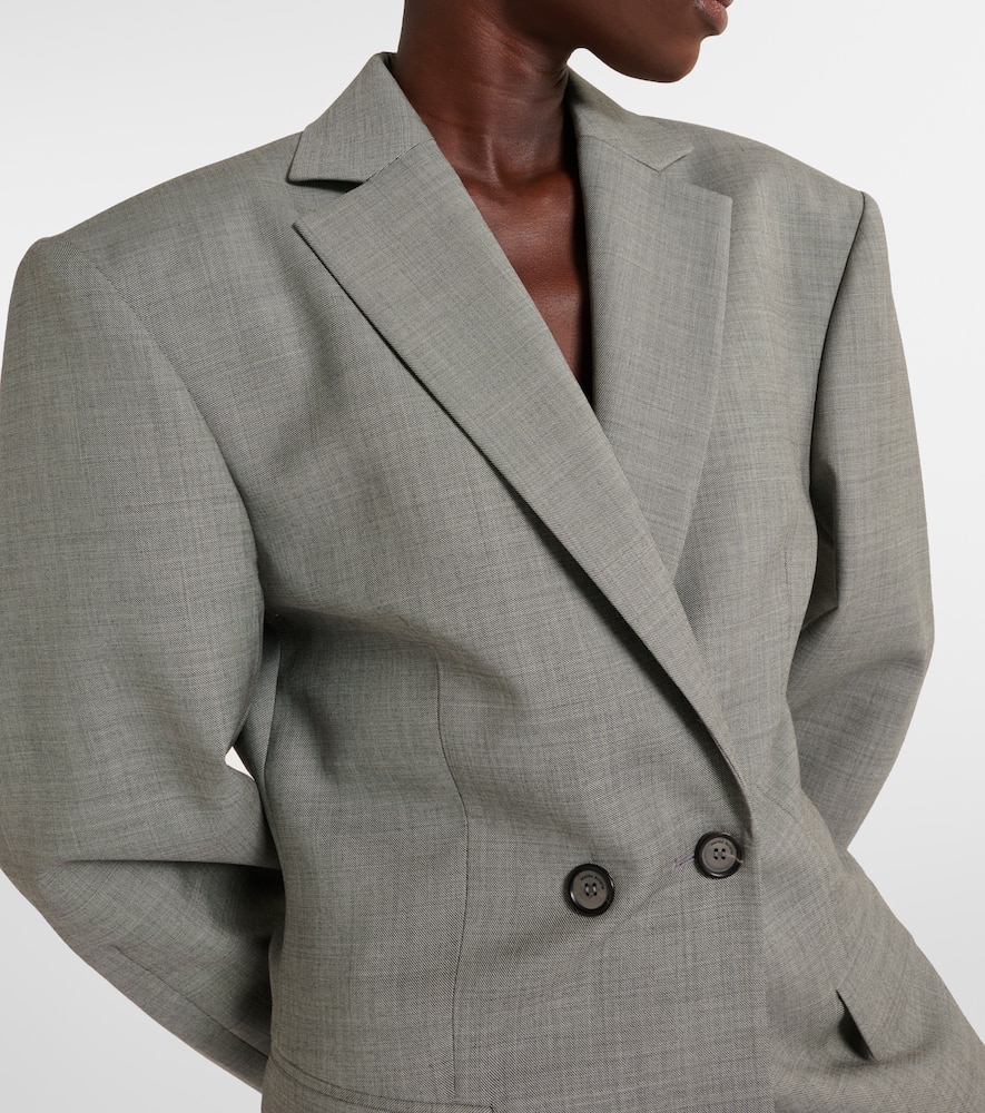 Boxy wool blazer