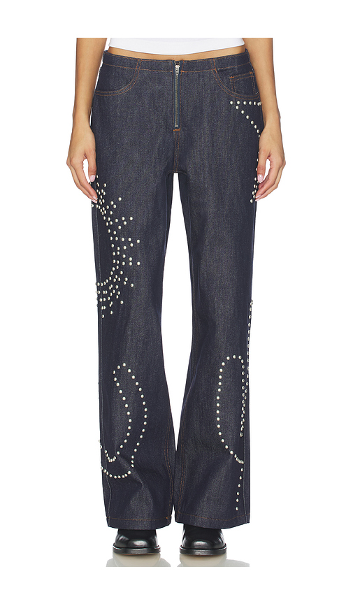 Understated leather texas sun wide leg en color negro 24 también , 26, 27, 28