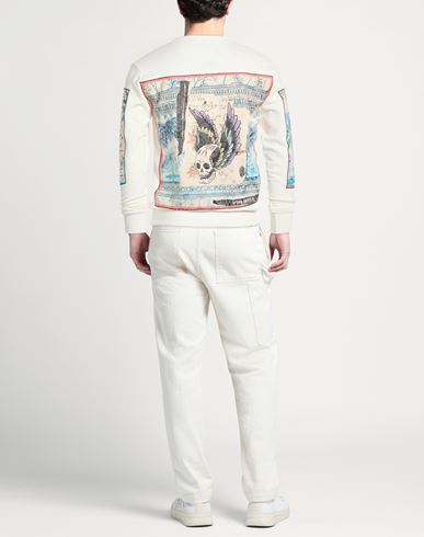 Man Sweatshirt White Size S Cotton