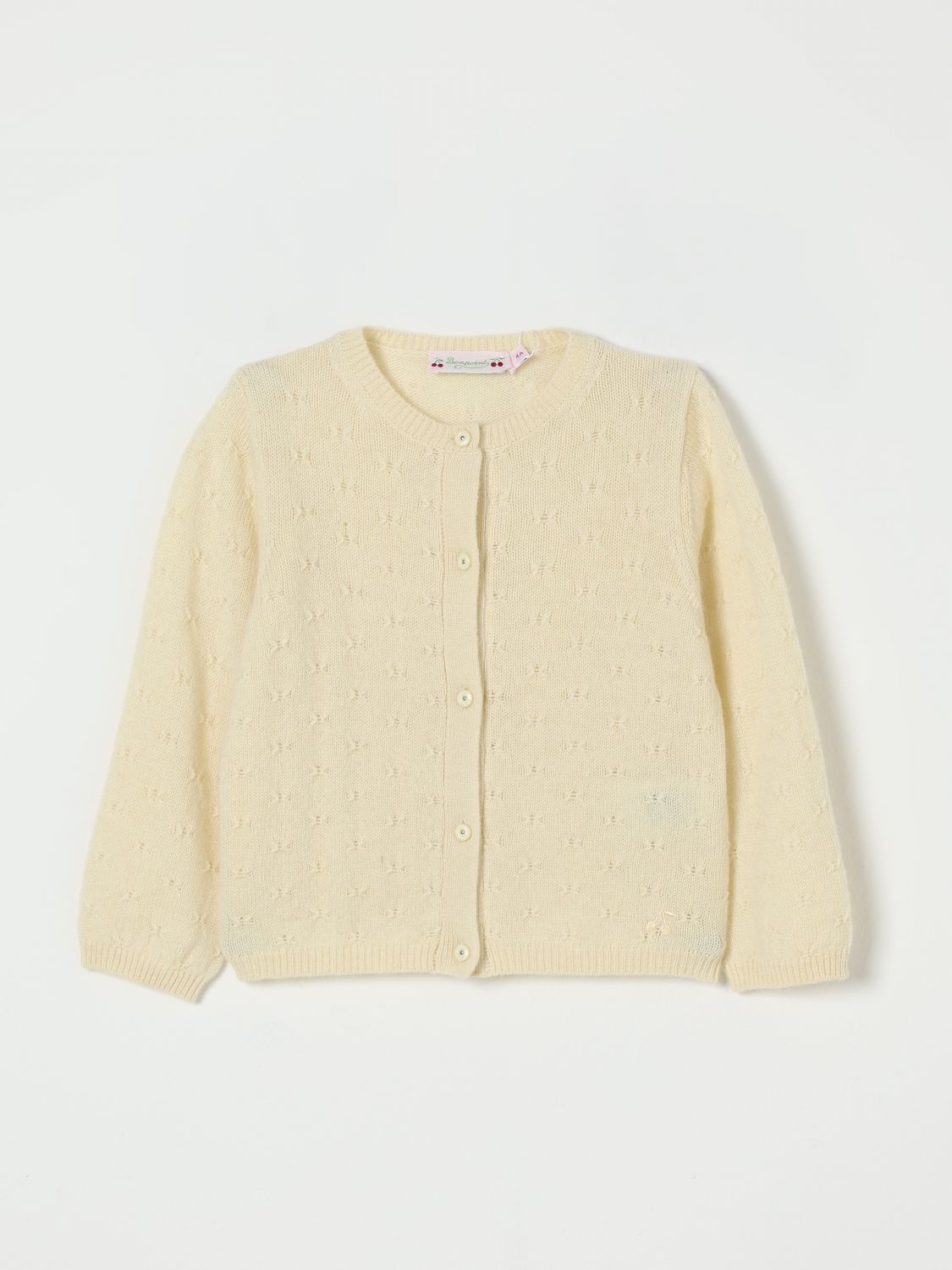 Bonpoint button-up cardigan - Yellow