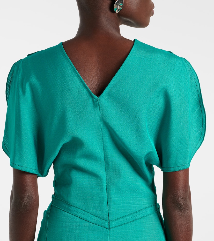 Victoria Beckham Gathered midi dress