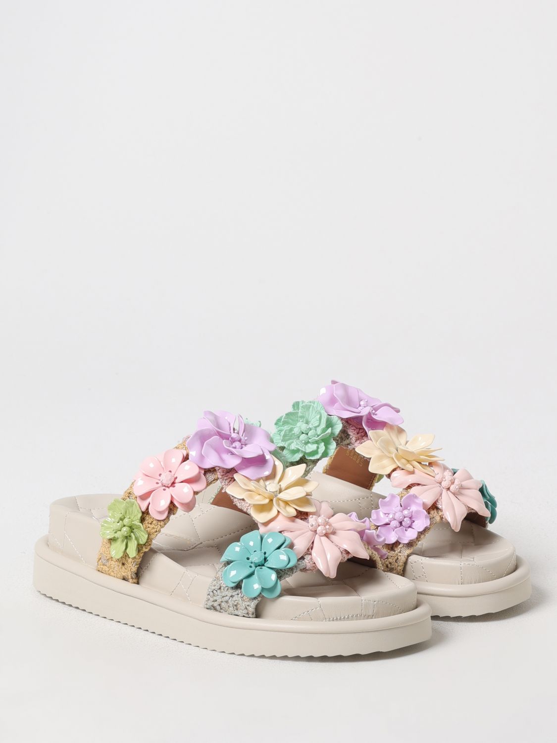 Flat Sandals KURT GEIGER LONDON Woman color Multicolor