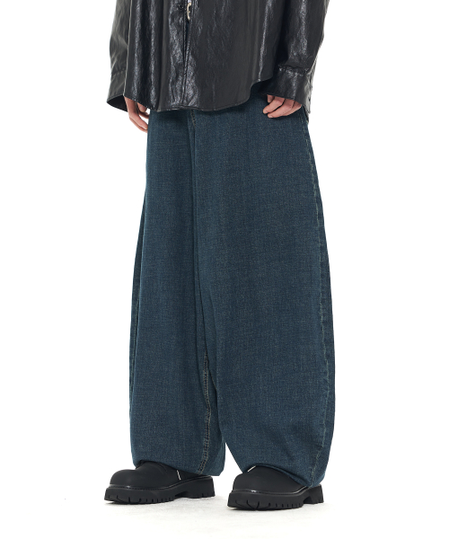 DARK FOREST BALLOON DENIM PANTS