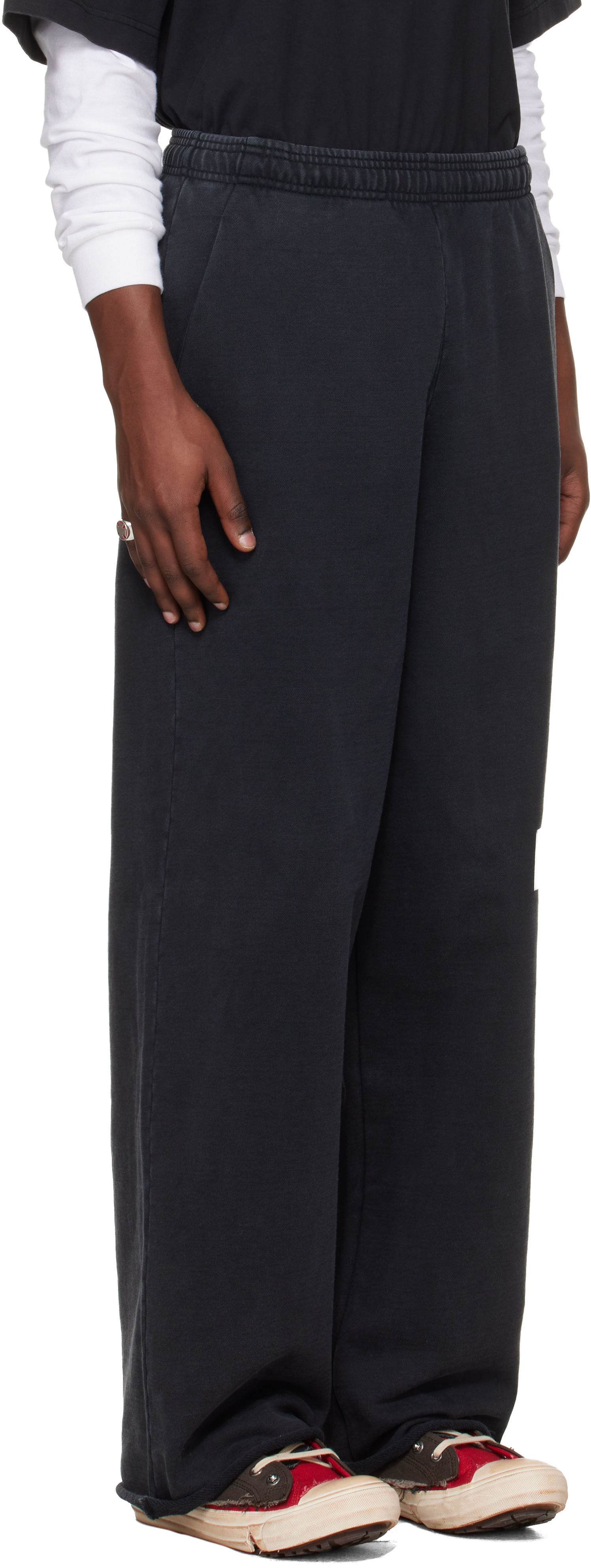 Black Taped Sweatpants