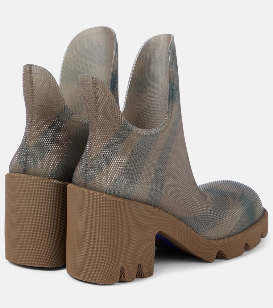 Check ankle boots