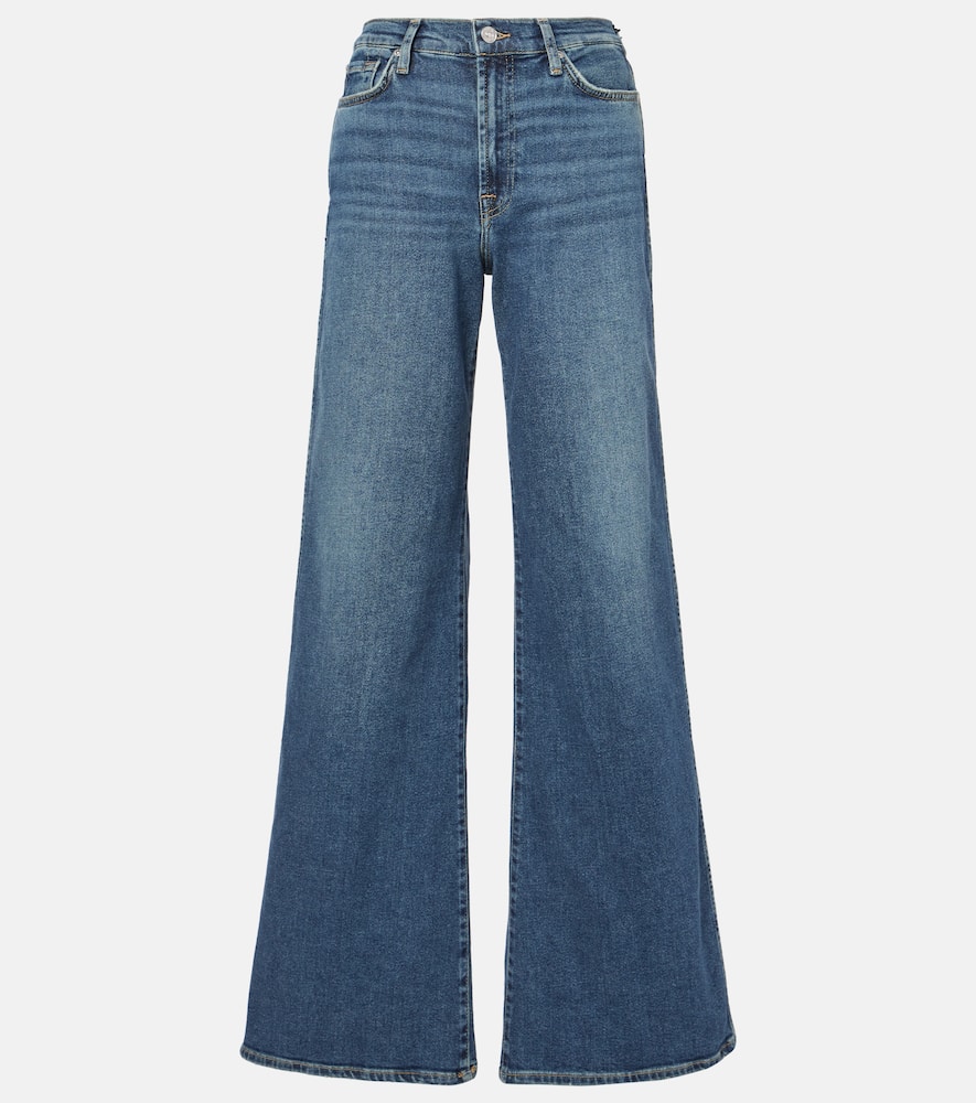 Luxe Vintage high-rise wide-leg jeans