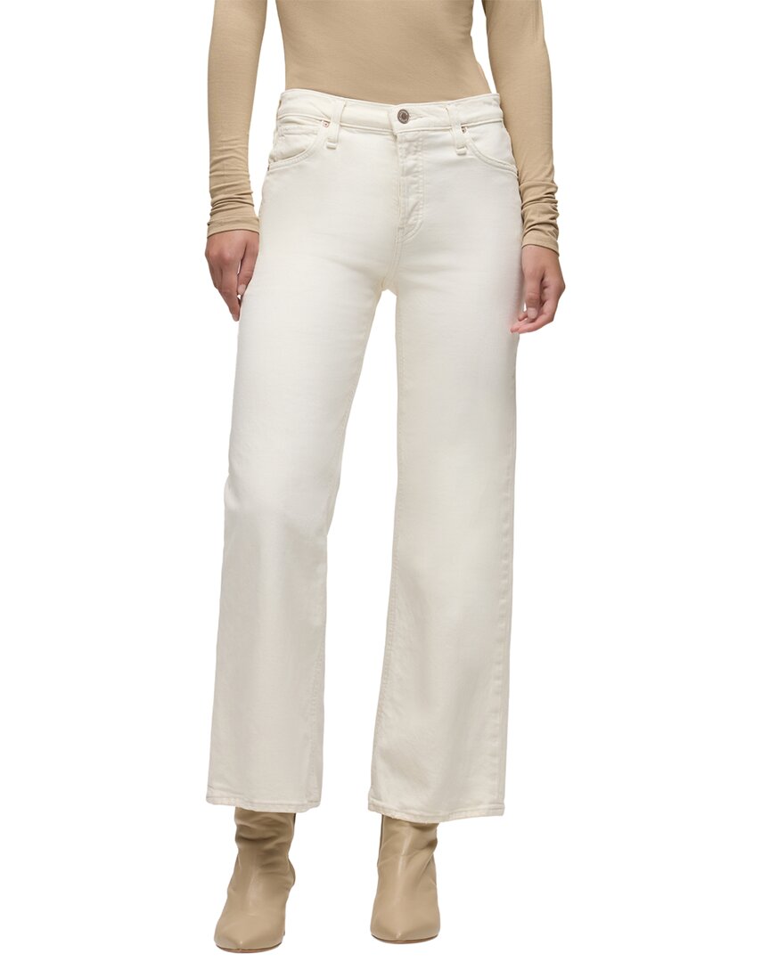Rosie Ecru Wide Leg Jean