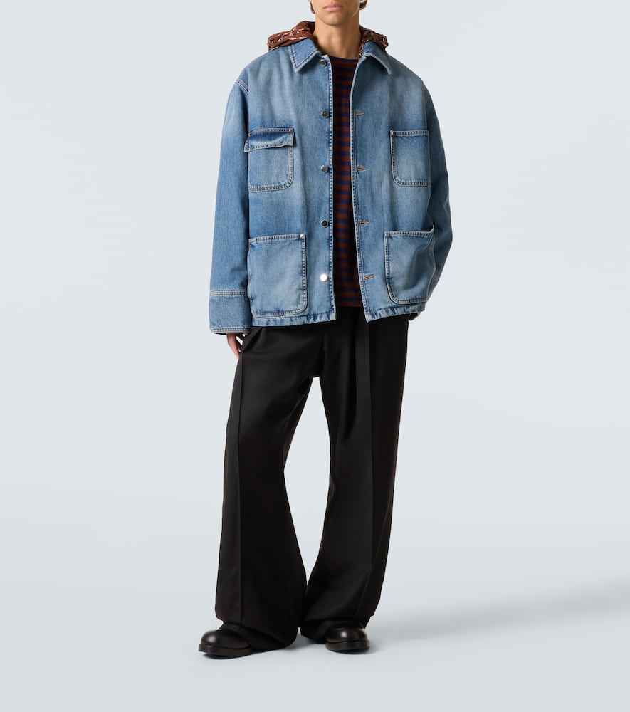 Denim field jacket