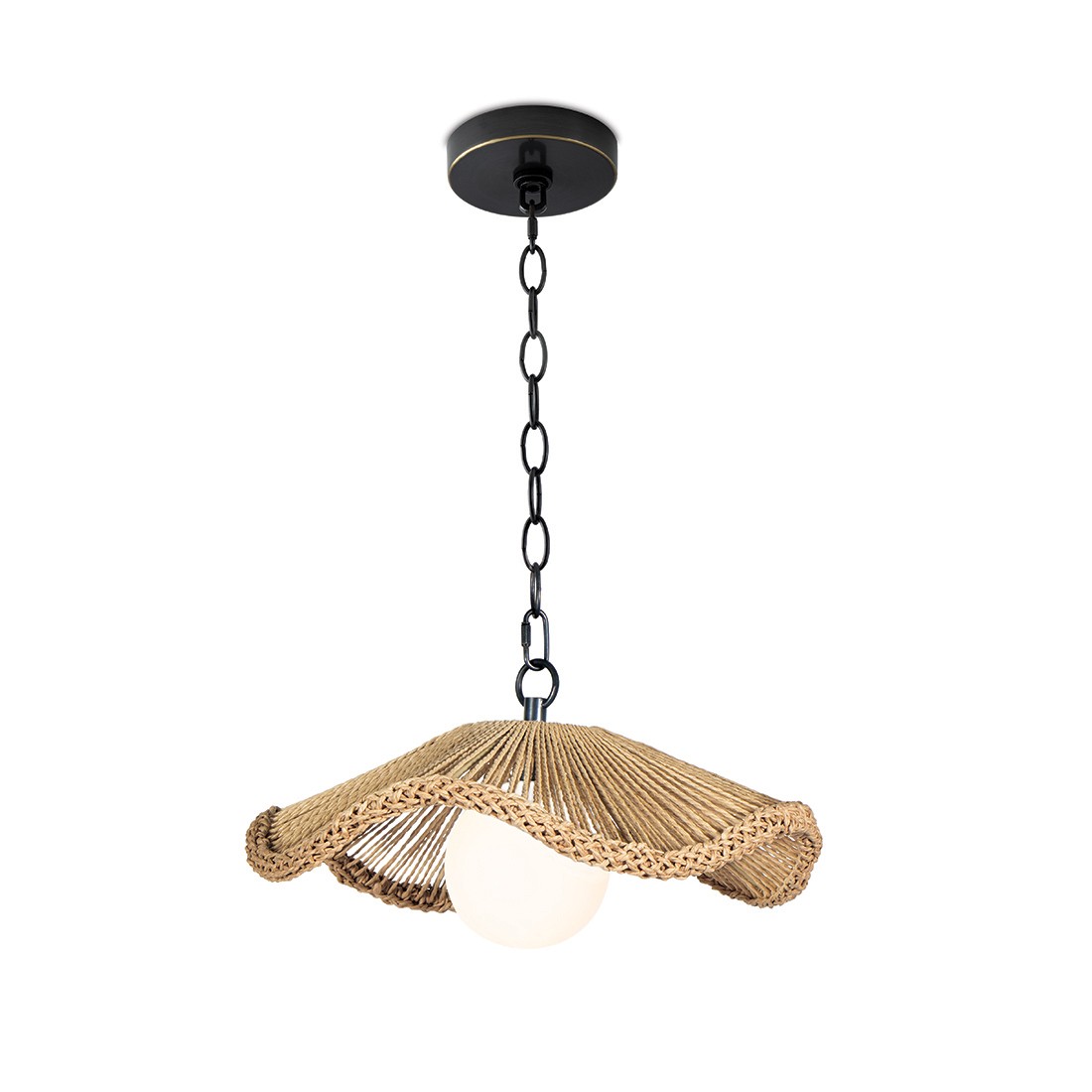Natural LED Pendant from the Provence Cafe Collection