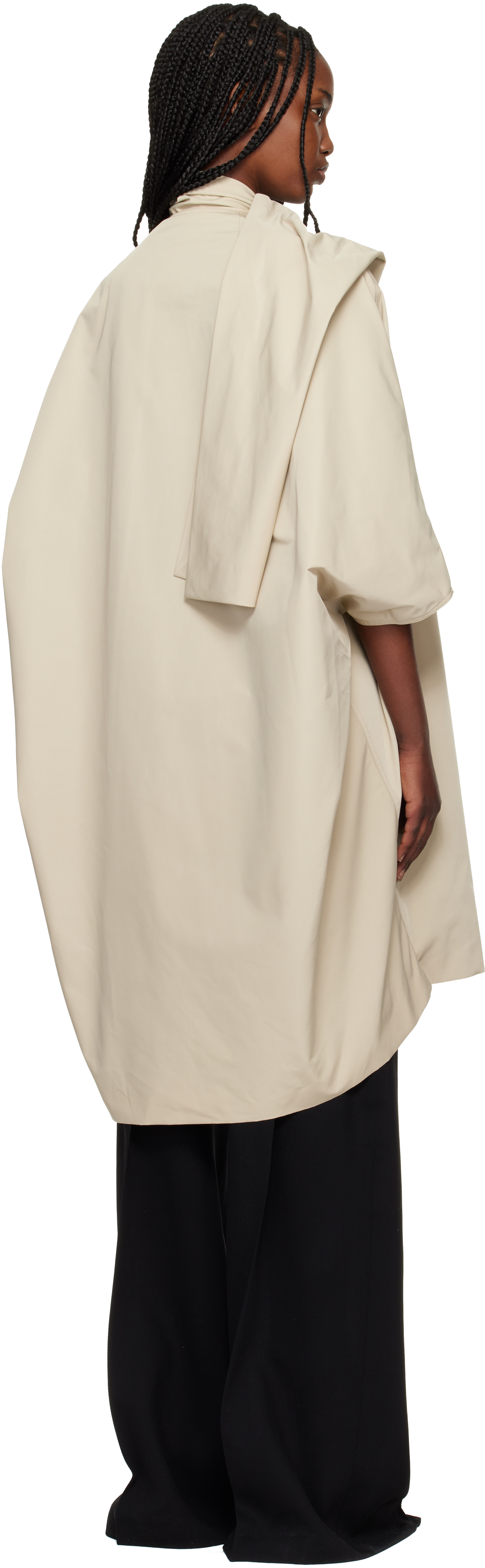 Off-White Temple Sail Biker Coat