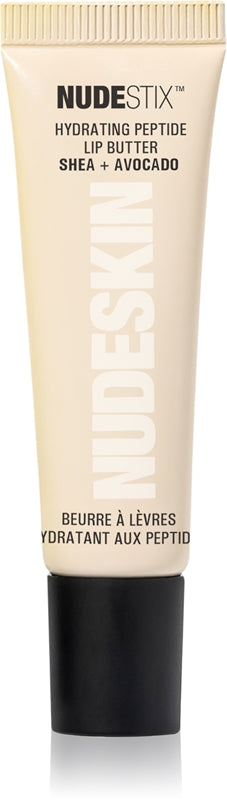Nudestix Nudeskin Hydrating Peptide Lip Butter burro di nutrimento profondo per le labbra colore Clear Glo
