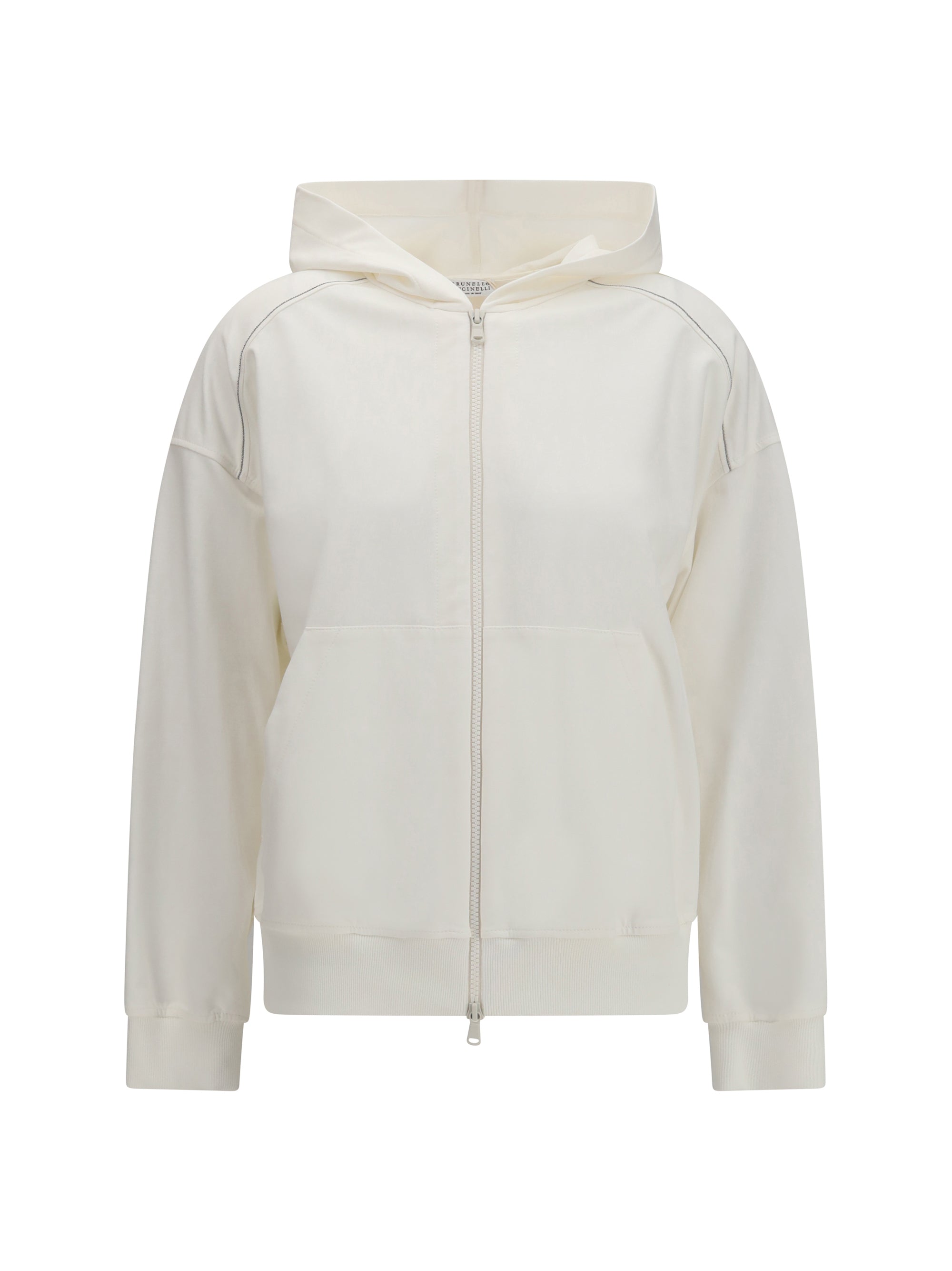 Cotton Hoodie — White