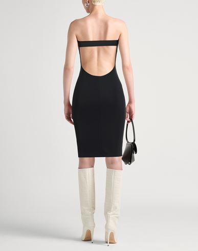 Woman Mini dress Black Size S Polyamide, Elastane