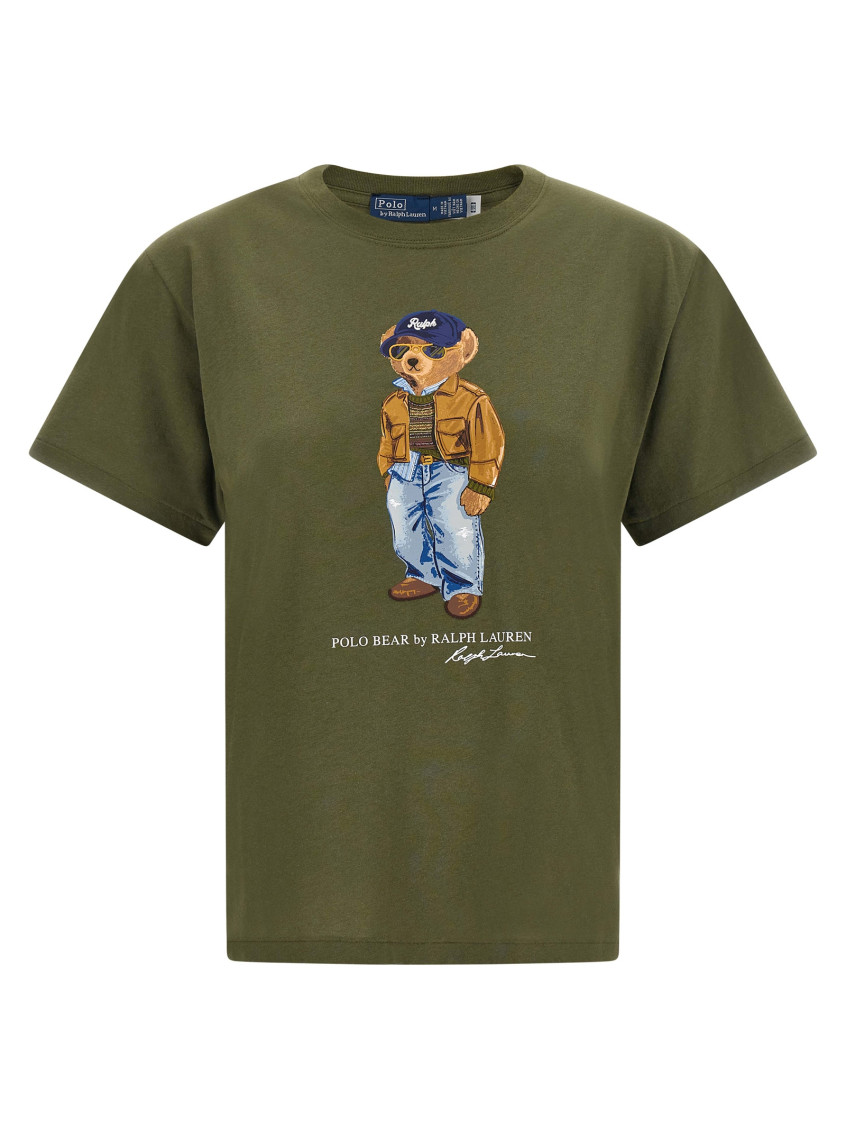 Green Graphic Crew Neck T-Shirt