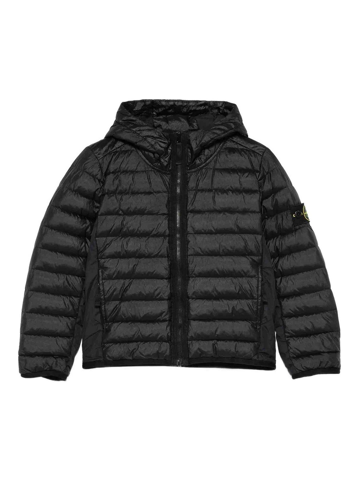 Hooded down jacket Blue Polyamide Fibers Jacket, Parka, Casual - Kids