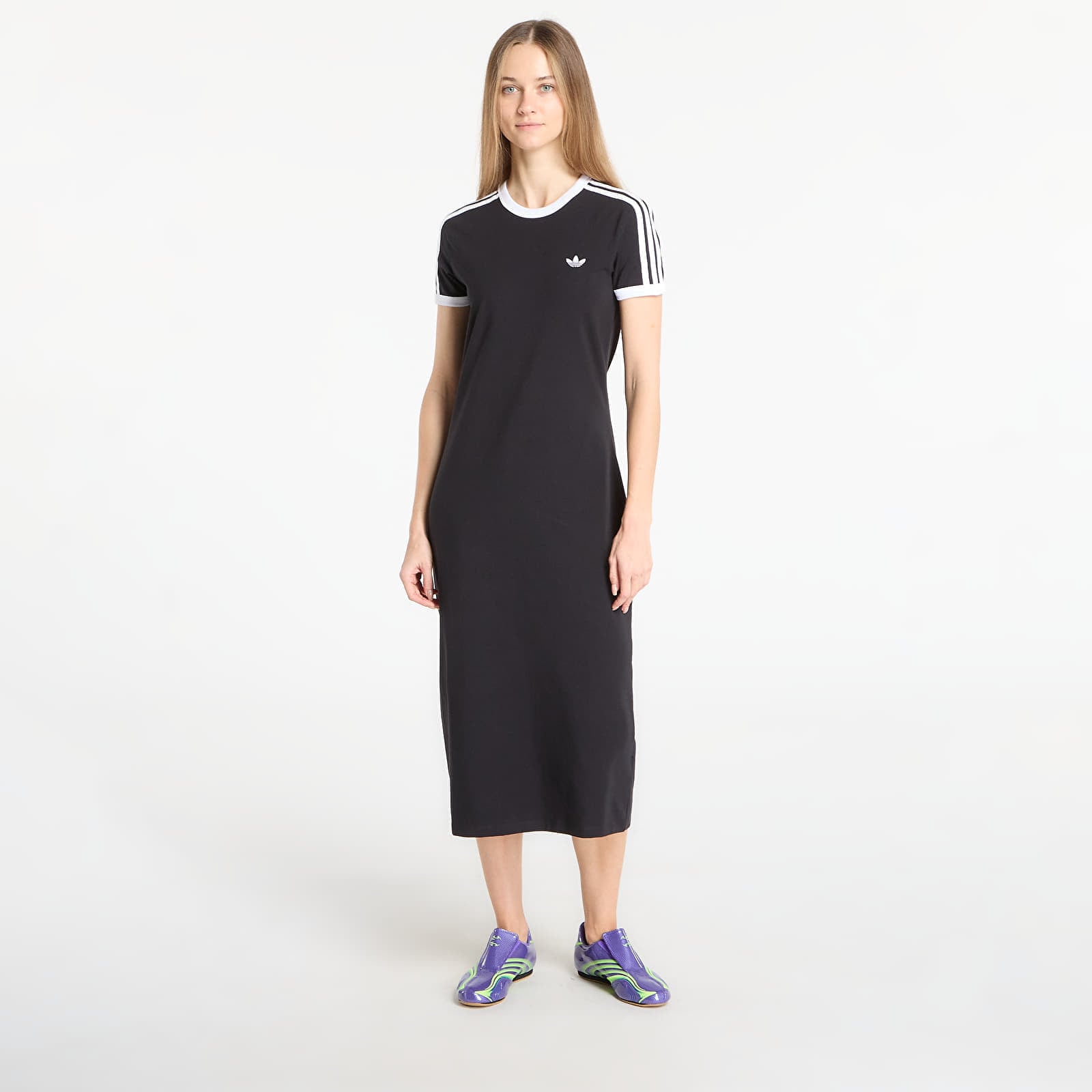 Adidas 3 Stripes Dress Slim Black/ White