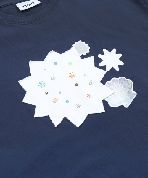 XTT164 Sprinkle Applique T-Shirt