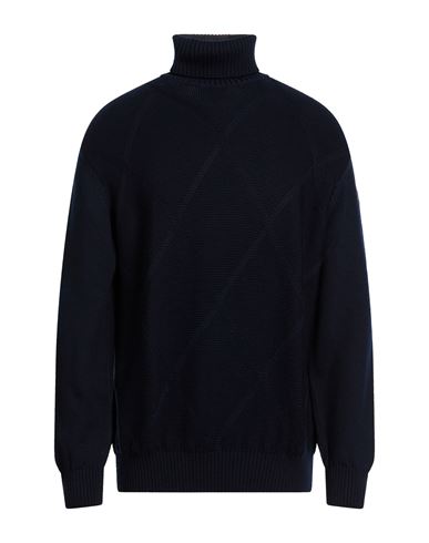 Man Turtleneck Midnight blue Size XL Virgin Wool
