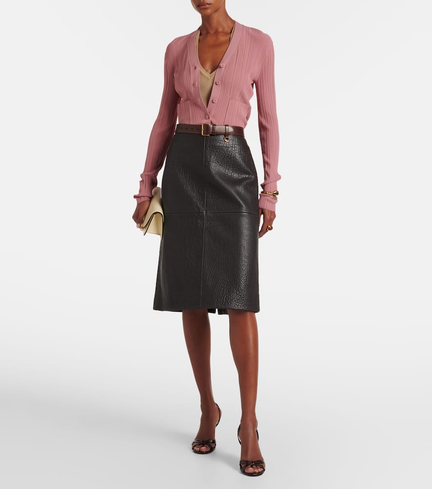 Sinai plissé cardigan