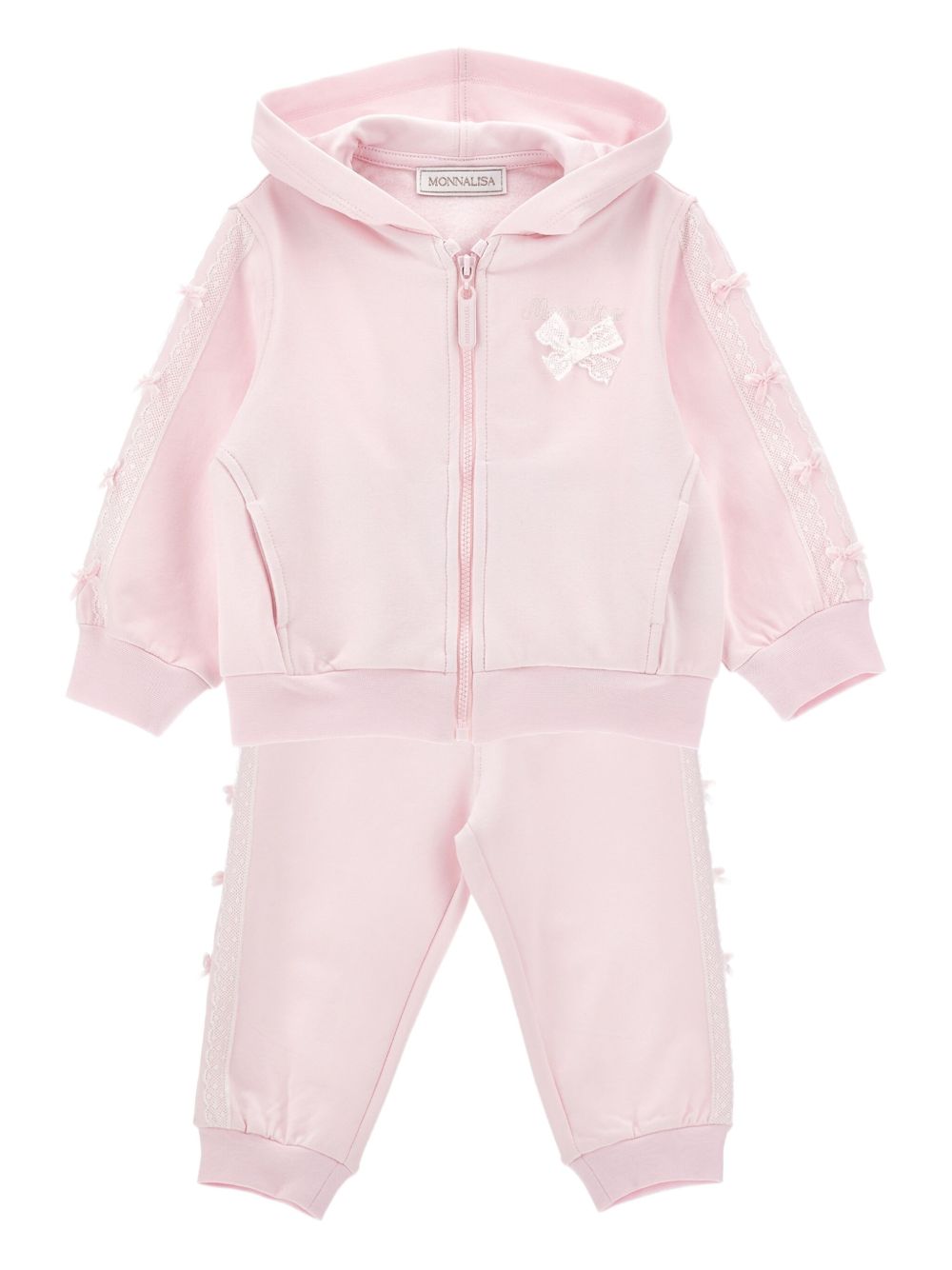 Bow-detail tracksuit - Pink