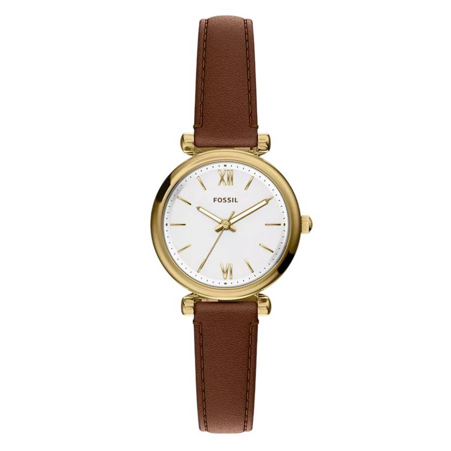 Carlie Mini Quartz White Dial Ladies Watch ES5464