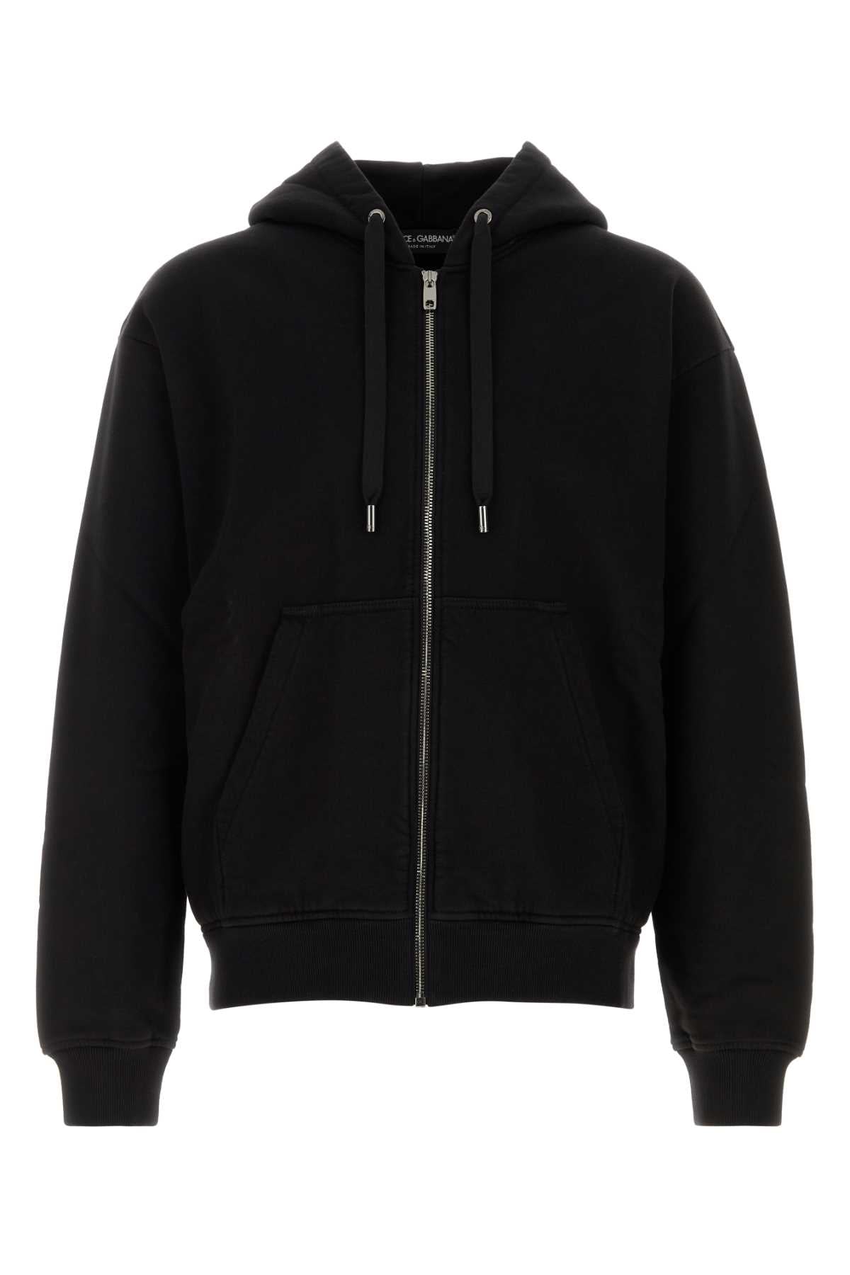 Cotton Hoodie — Black