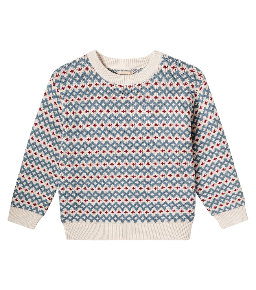 Harlow jacquard cotton sweater