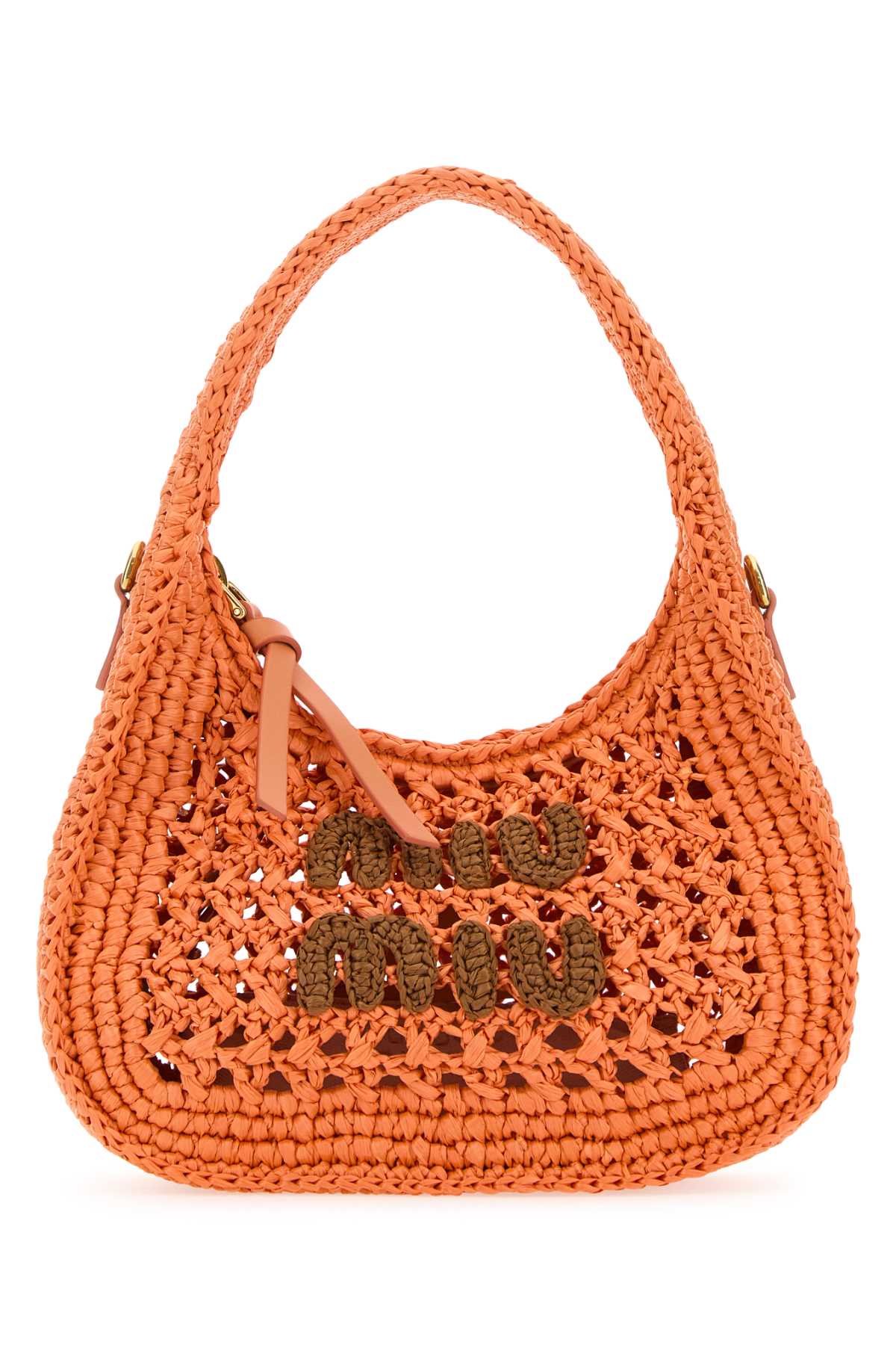 Orange Crochet Handbag