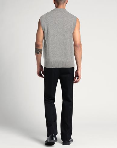 Man Sweater Light grey Size L Merino Wool, Cashmere