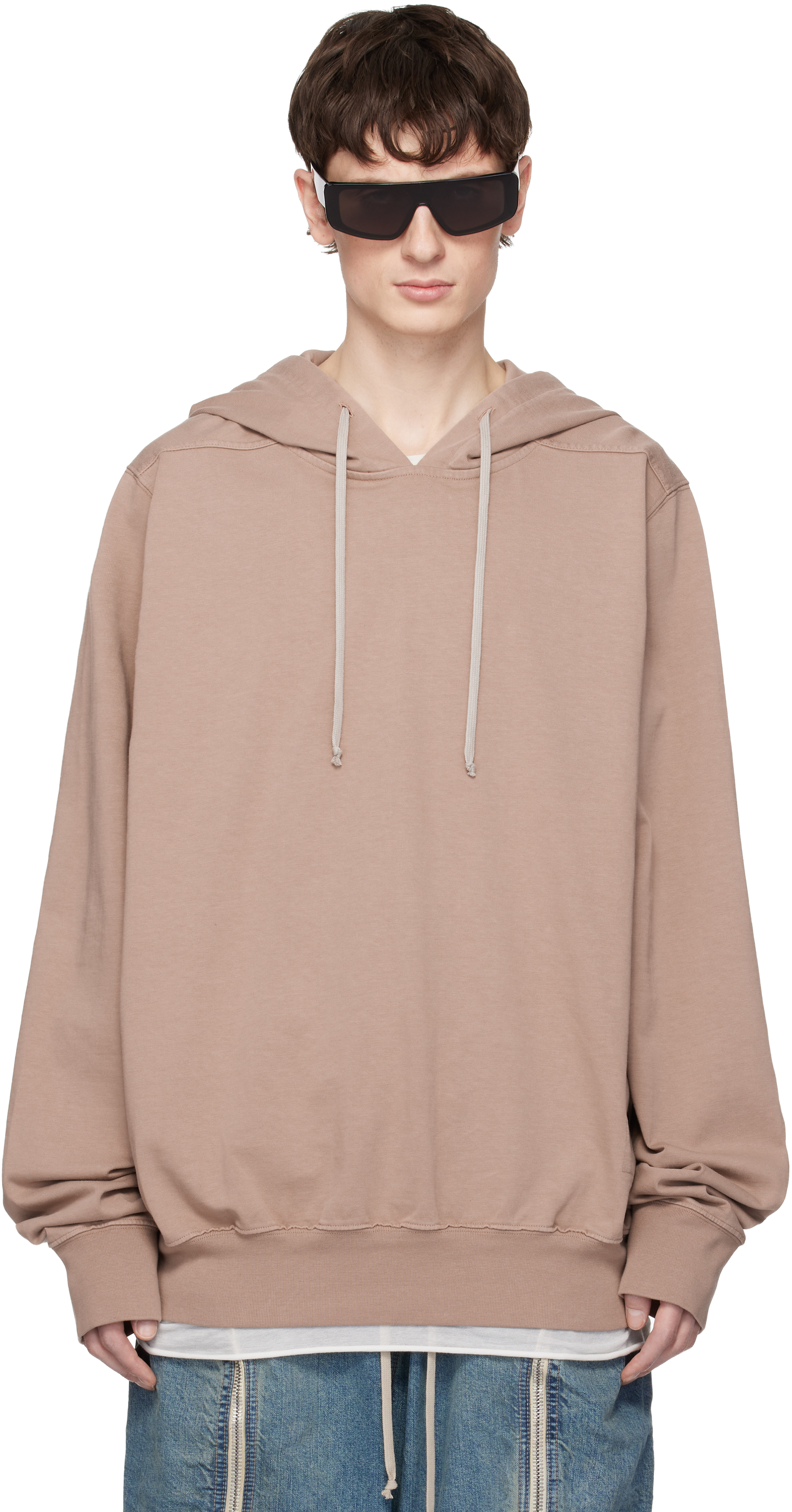 Taupe Temple Oversized Hoodie