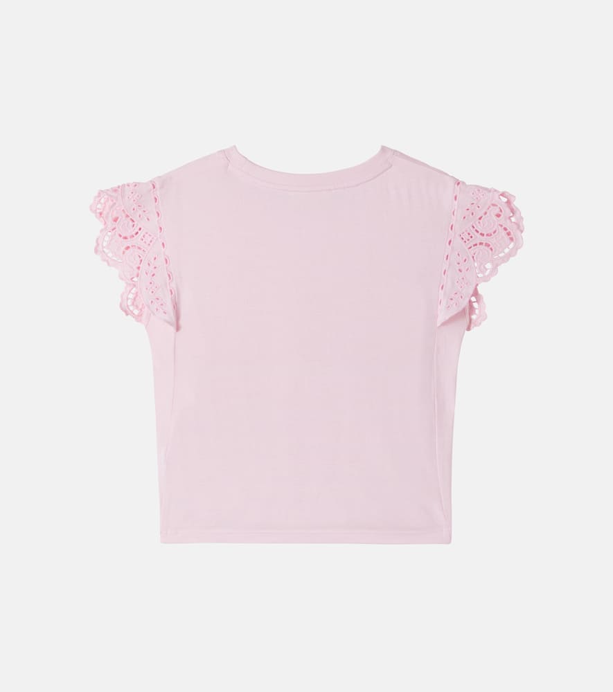Malalia embroidered cotton top