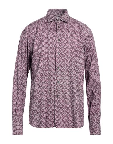 Man Shirt Plum Size 17 Cotton
