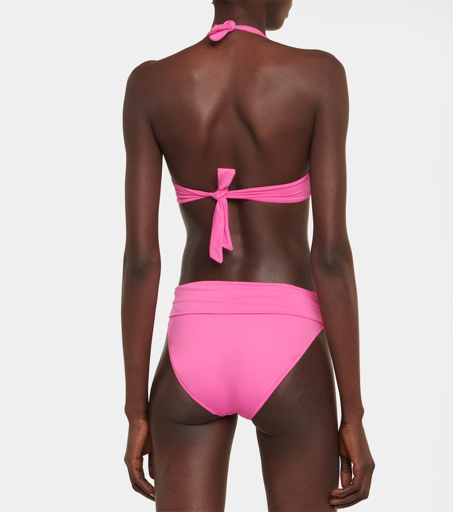 Exclusive to Mytheresa - Brussels halterneck bikini top