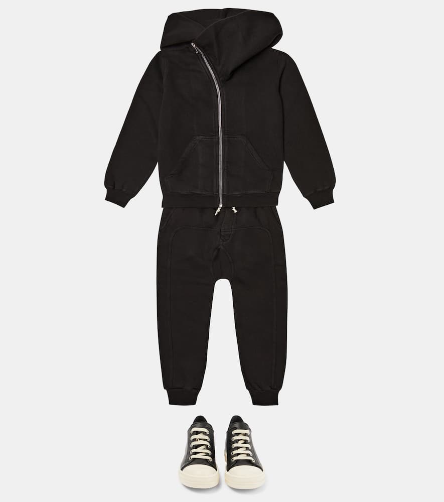 Rick Owens Kids Mountain cotton jersey hoodie