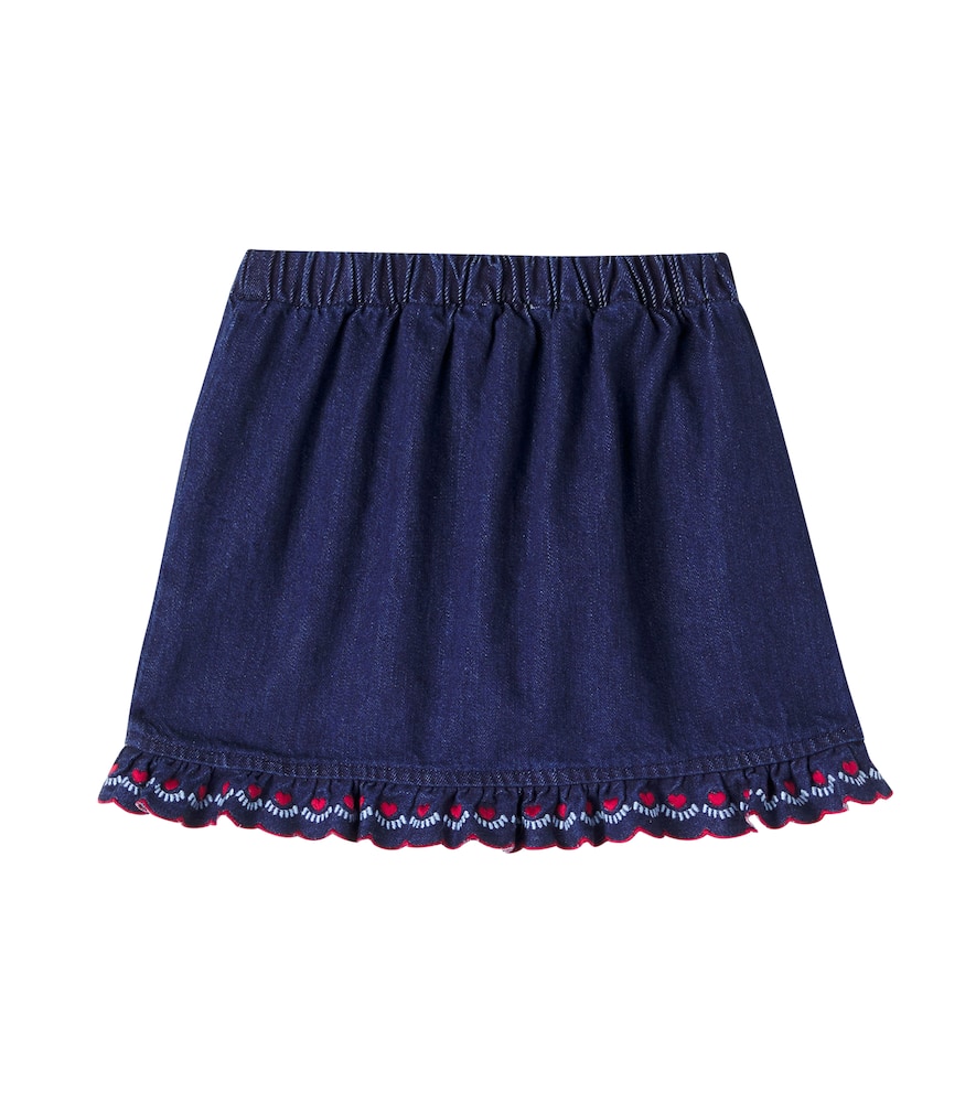 Baby Tessa cotton denim skirt