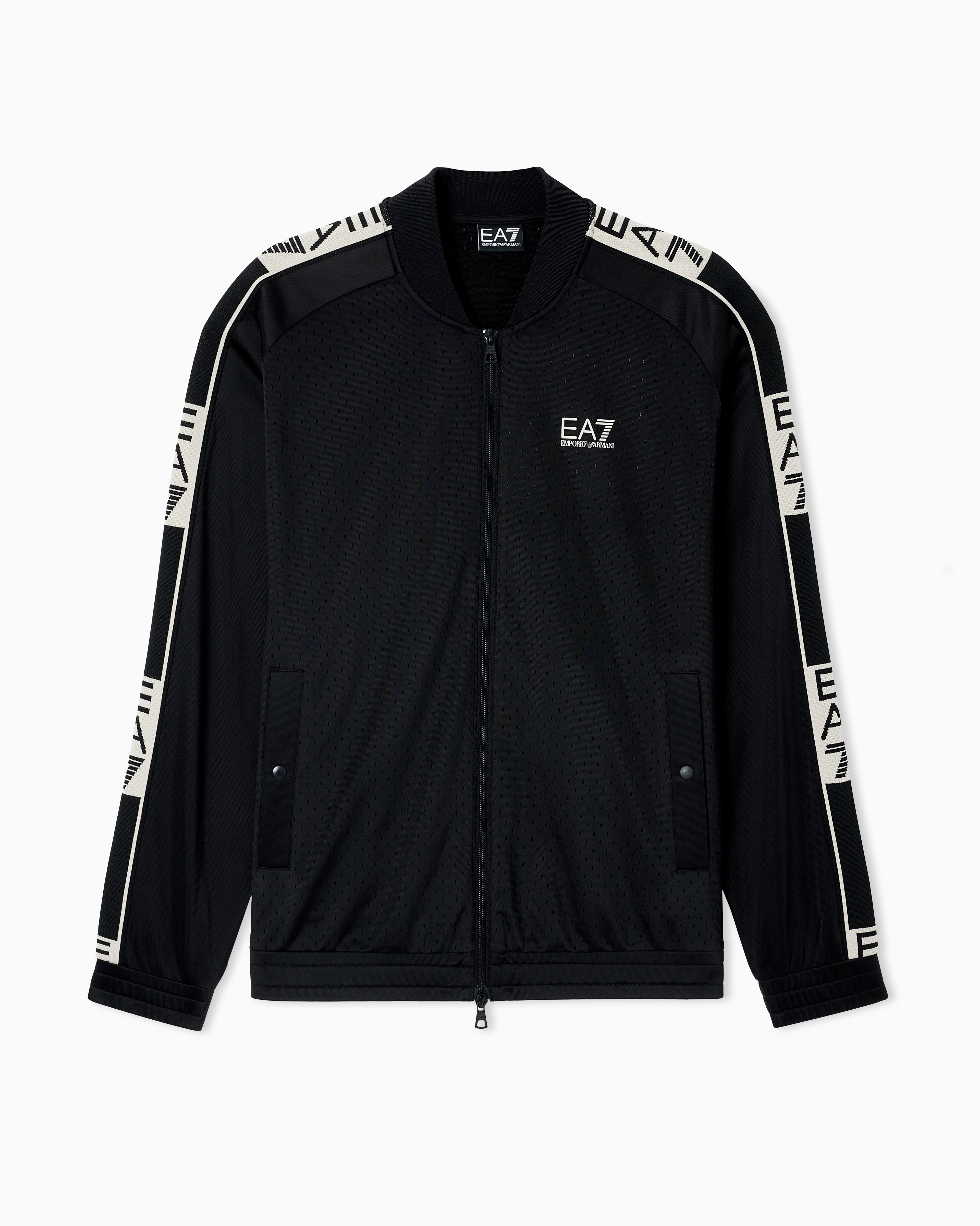 Graphic Series cotton zip-up sweatshirt