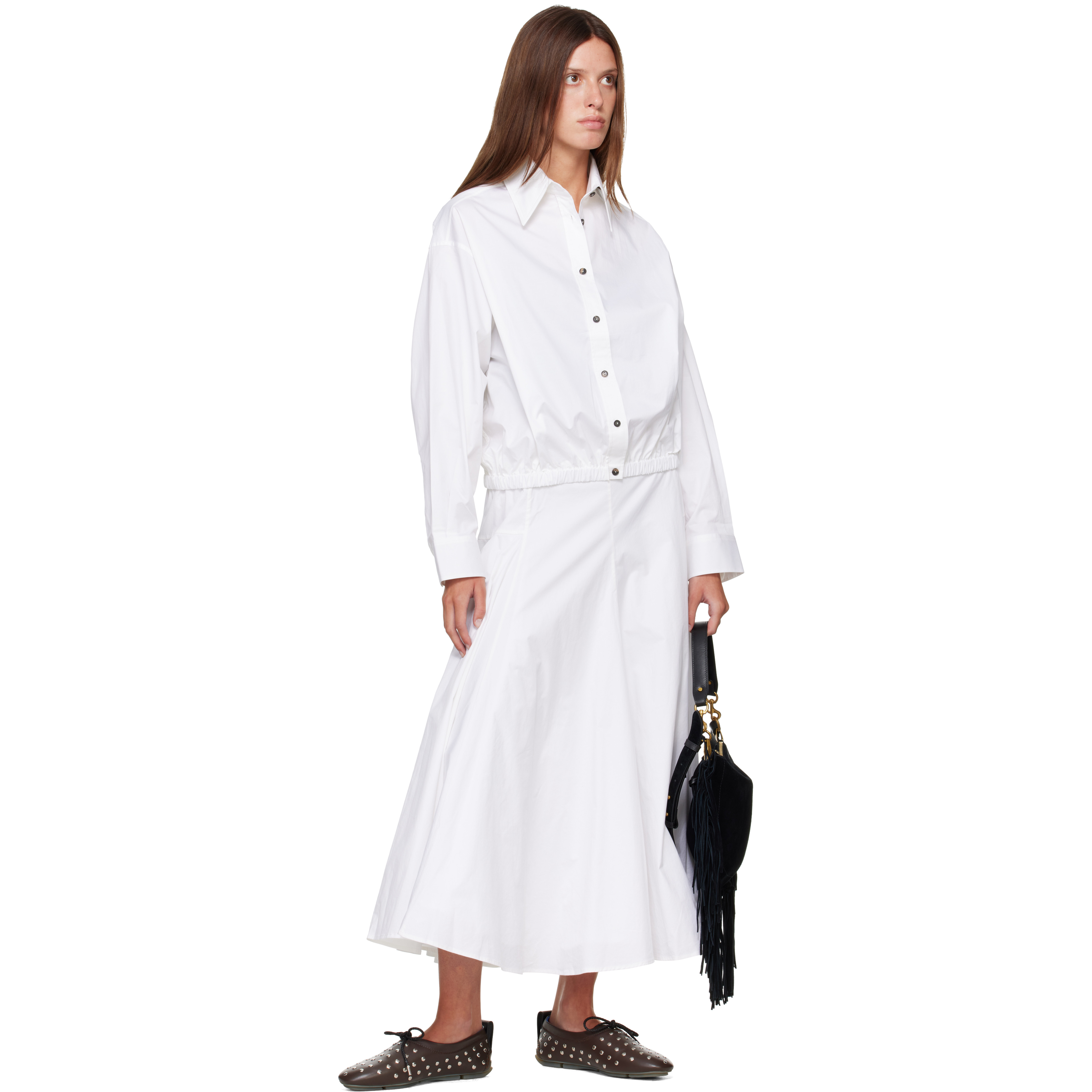 White Bomber Shirt