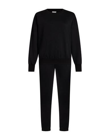 Woman Tracksuit Black Size S Cotton, Polyester